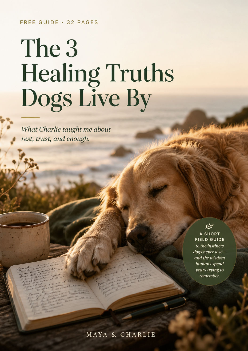 The 3 Healing Truths Dogs Live By — ebook cover
