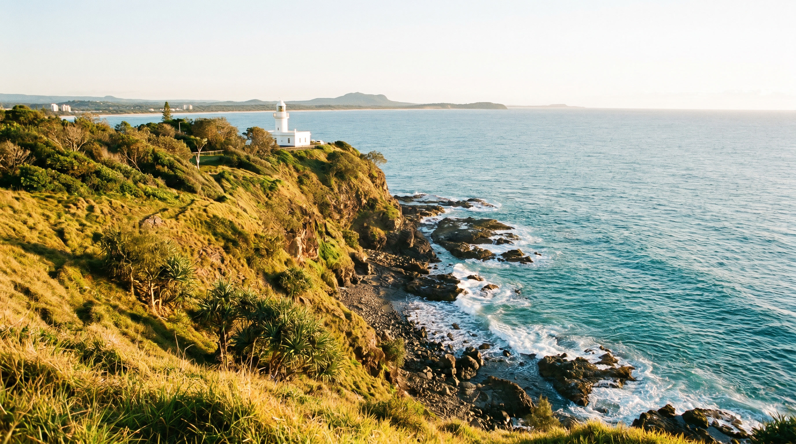 Point Cartwright headland with ocean views toward Mooloolaba and Mount Coolum.